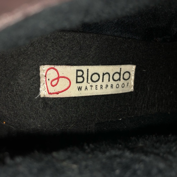 Blondo Waterproof Suede Ankle Boots Size 9.5 Boho Granola Girl Western Country - Picture 5 of 14